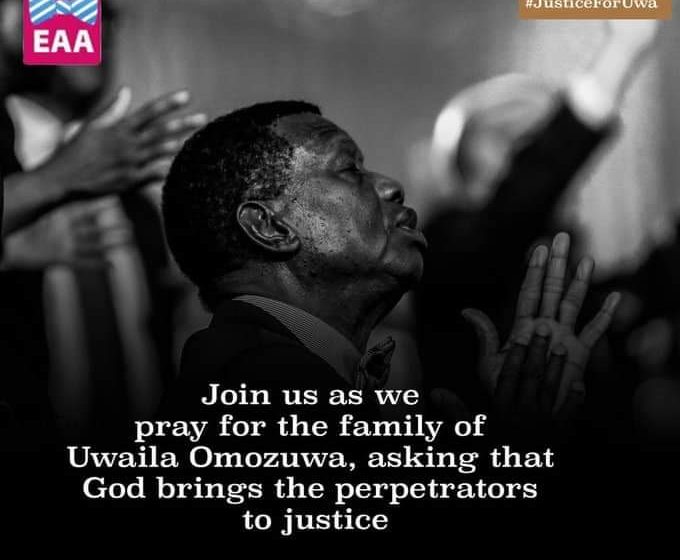  Justice for Uwa: Pastor Adeboye Reacts To Murder Of UNIBEN Student