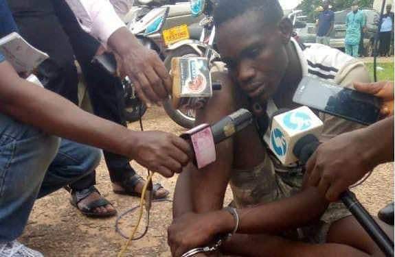  Oyo Police parade suspect for killing a 24yr old female