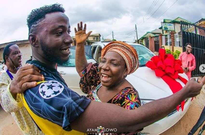  DJ Kaywise gifts Mum new car for birthday