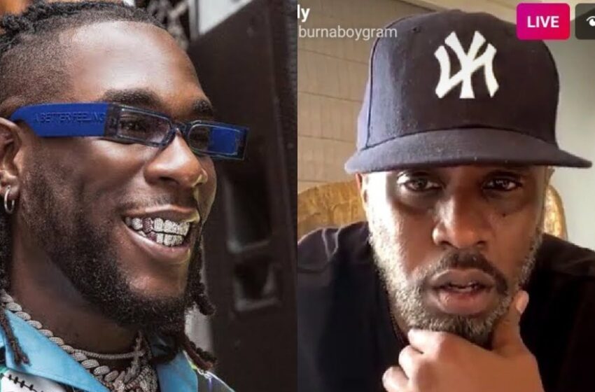  Burna Boy says P.Diddy will Produce his new album ‘Twice as Tall’