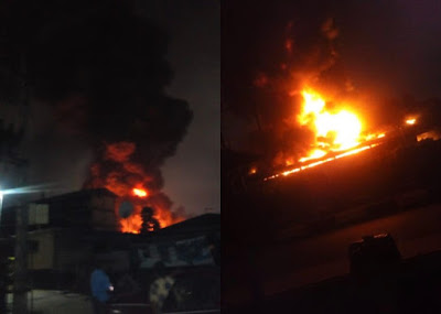  Gas explosion razes building in Mushin, Lagos