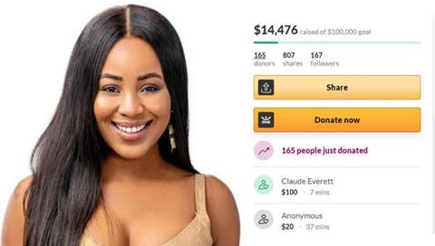  Nigerians Open GoFundMe For Evicted BBNaija Housemate Erica, Raise $14k In Hours