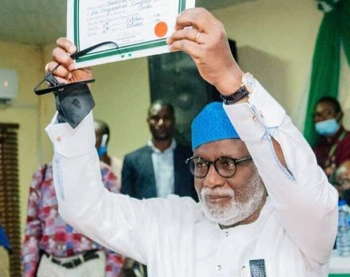  Akeredolu gets Certificate of Return, says Ondo not Edo