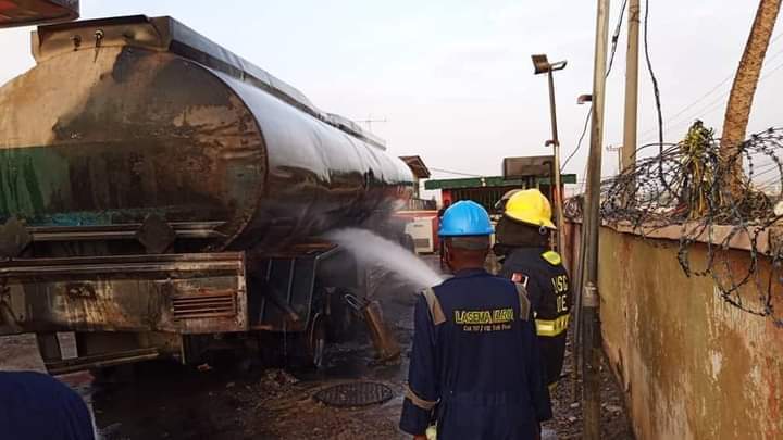  LASEMA puts off fire at Ogba Petrol station
