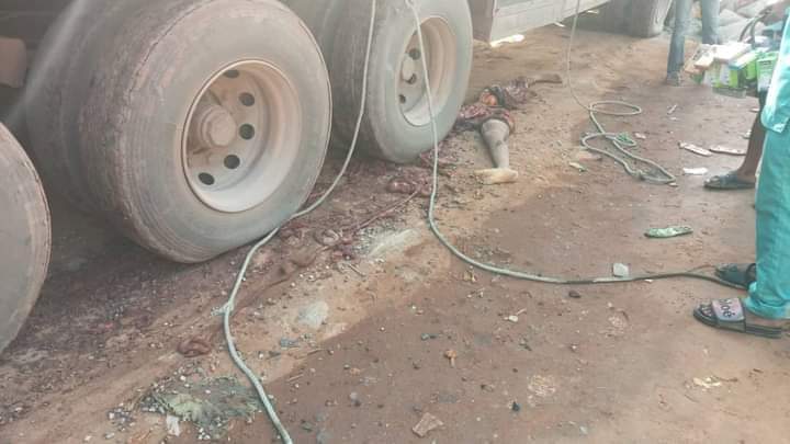  Truck set ablaze after killing one person in Ogun