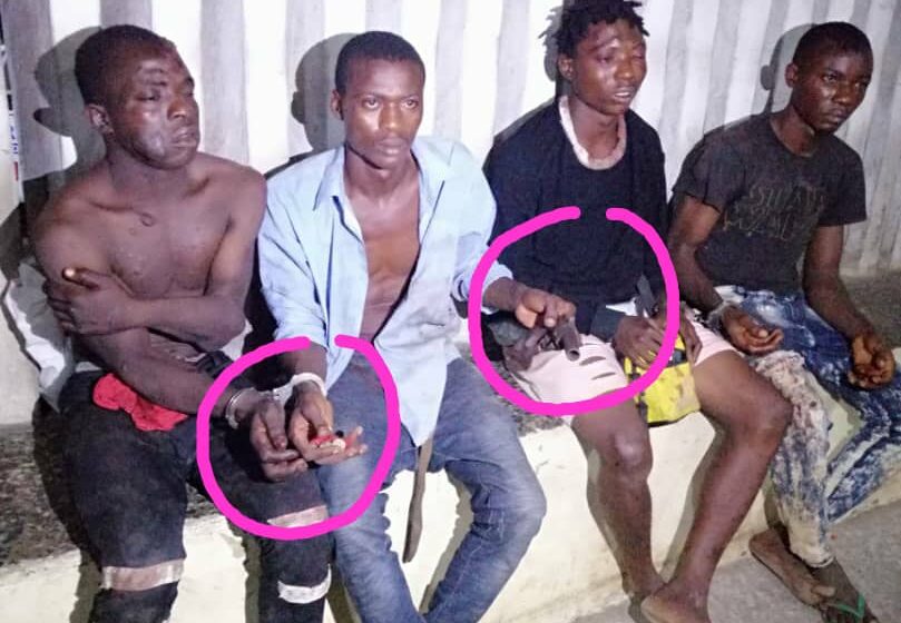  Police arrest 4 suspected armed robbers in Lagos