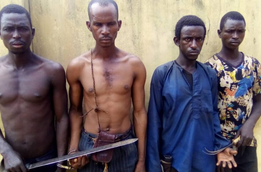  Police arrest 5 suspects for robbing church, kidnapping member in Ogun