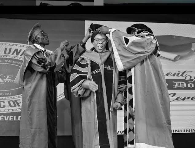  Dancer Kaffy earns honorary doctorate degree