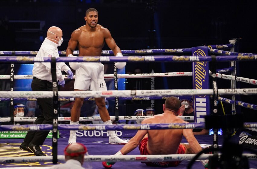  Anthony Joshua Knocks Out Pulev to Retain World Heavyweight Titles