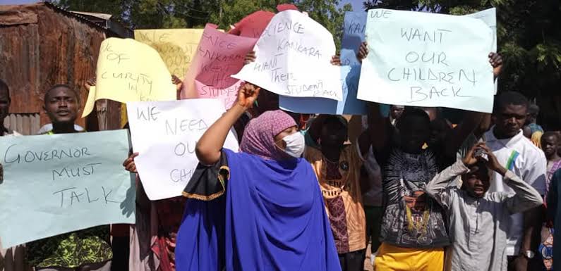  Protest breaks out in Katsina over abduction of schoolboys