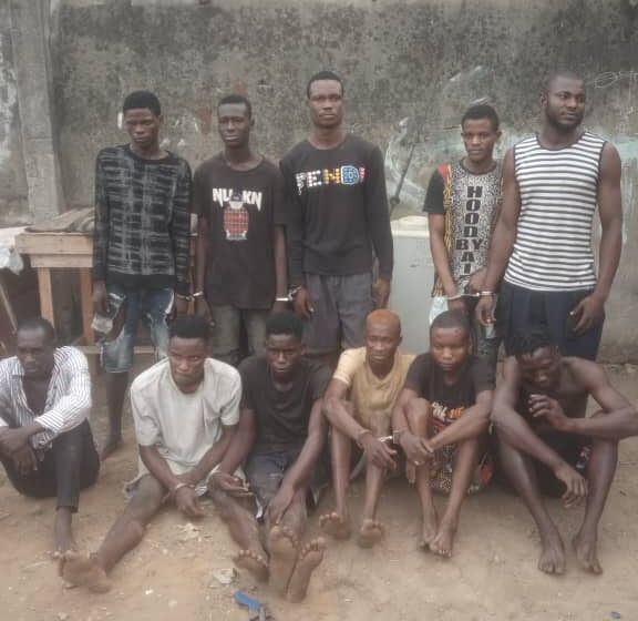  Lagos Police arrest 11 suspected cultists