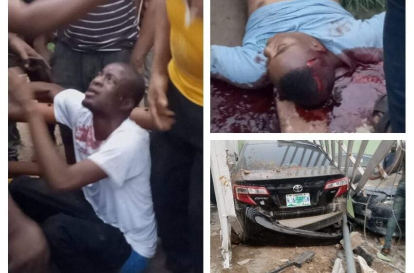  Car Driver crushes Keke rider to death