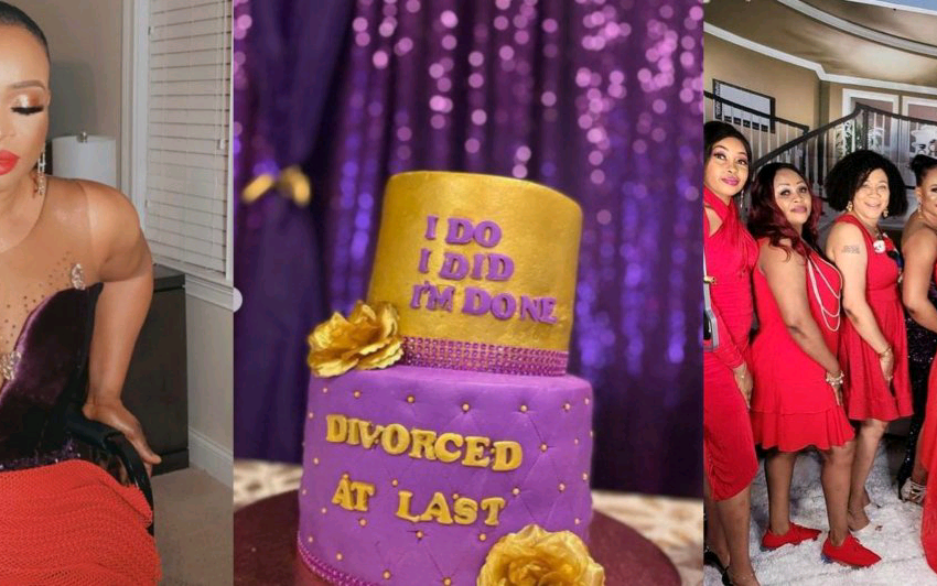  Mother of five throws lavish divorce party
