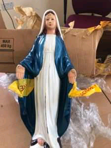  Traffickers Hide Drug in Statue of Virgin Mary