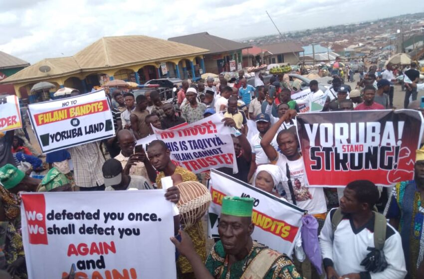  Breaking News: Oodua Nation Protest commences in Ibadan