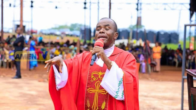  Pope will reward me for challenging evil government – Mbaka replies APC, Reno Omnkri
