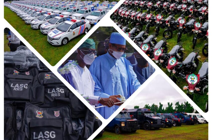  Sanwo-Olu hands over crime-fighting equipment to police, orders elimination of criminals in Lagos