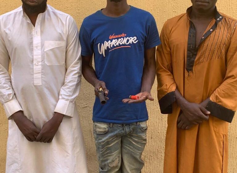  Three suspected armed robbers arrested in Lagos