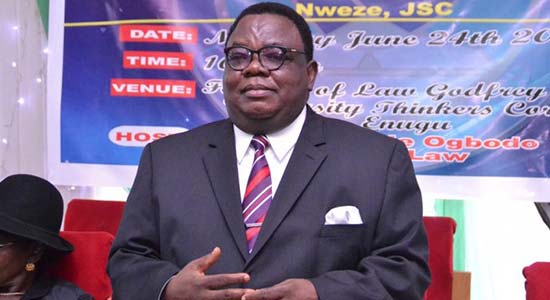 Take advantage of Electoral Act to reduce miscreants from vying for political offices, says justice Nweze