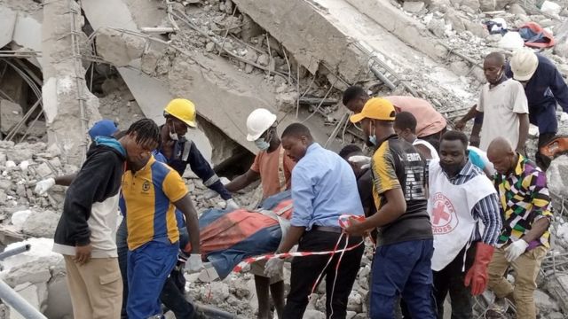  Nine rescued, ten dead in Lagos collapsed building — Dep Governor Hamzat
