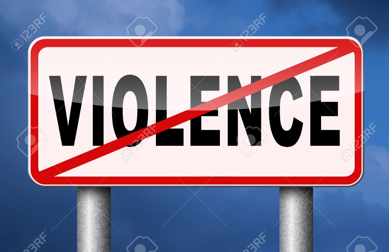 no violence or aggression