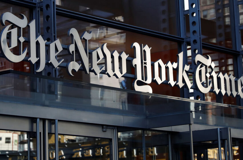  New York Times reports a million subscribers abroad