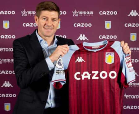  Aston Villa signs Liverpool legend, Steven Gerrard as Manager