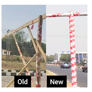  Ogun Government replaces wooden barriers With iron on Kuto-NNPC Bridges