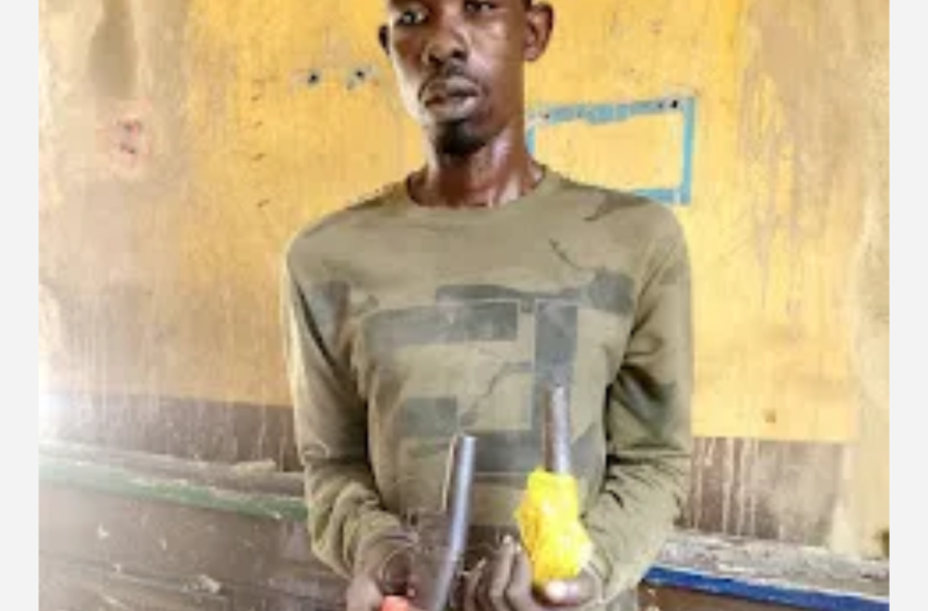 Lagos Police arrests 21year old armed robber