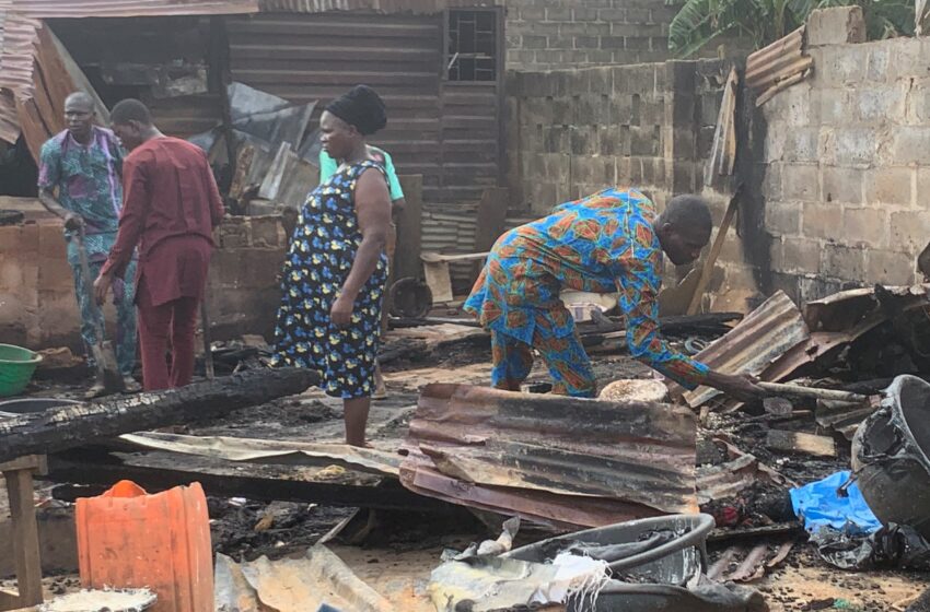  Fufu Seller Loses N200, 000 to Gas Explosion in Sagamu