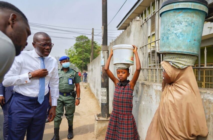  Gov. Sanwo-Olu offers lifeline for two out-of-school girls in Lagos