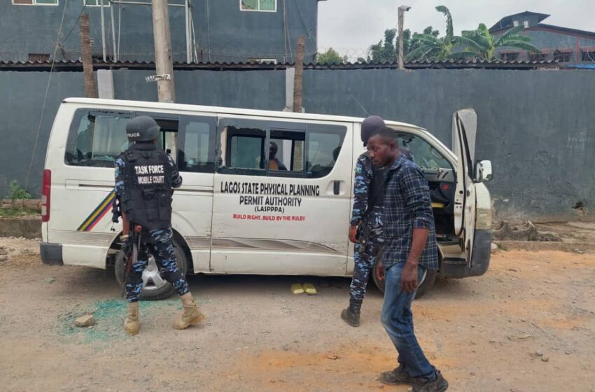  LAGOS State taskforce rescue LASBCA official