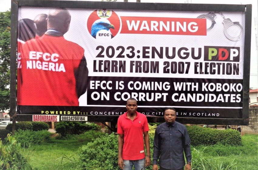  EFCC arrests man over offensive 2023 campaign advert in Enugu