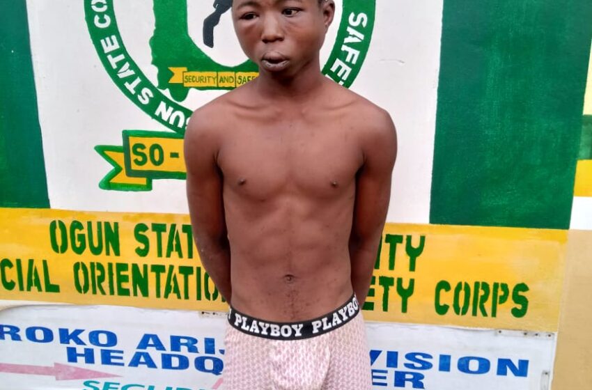  So-Safe Corps arrests 16-yr old robbery suspect