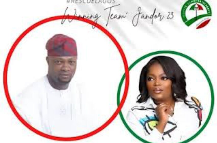  Funke Akindele: Lagos PDP clears air on Nollywood star’s choice as running-mate to Guber candidate, Jandor