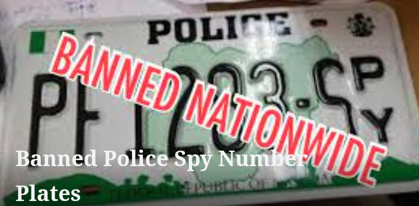  Lagos Police commences enforcement of ban on spy number plates