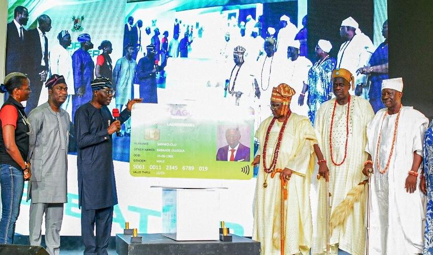  Sanwo-Olu relaunches Lagos Residence Card with smart features