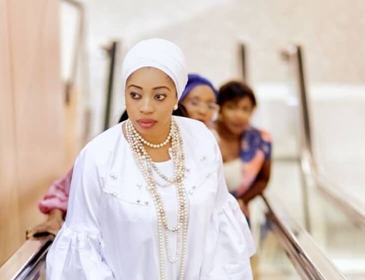  Former Ooni Queen, Zainab delivers baby girl for new Arab Prince Lover