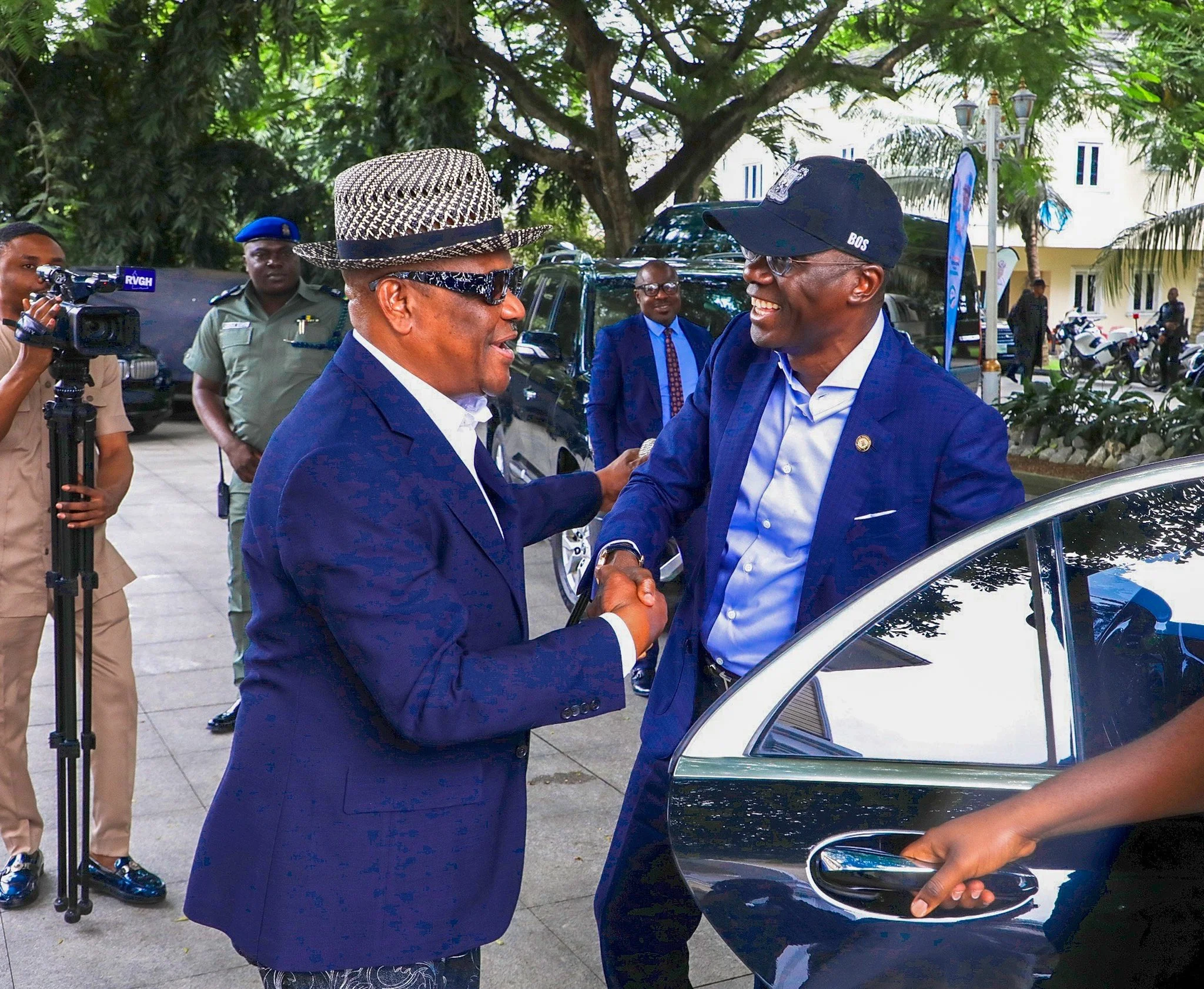  2023: What Gov Wike told Sanwo-Olu after commissioning flyover