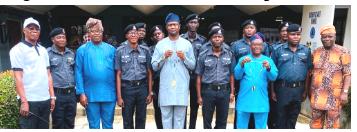  Manchester varsity donates equipment to LASUSTECH, as staffers undergo police training