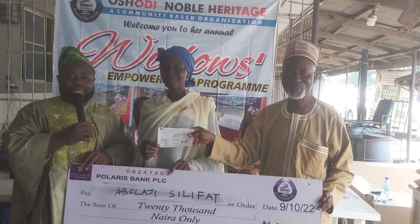  Oshodi Noble Heritage empowers widows in Lagos
