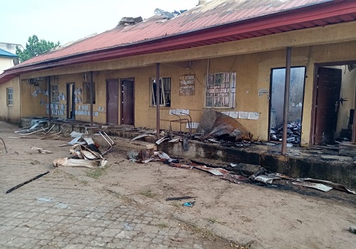  Bomb Blast rocks INEC Headquarters in Imo