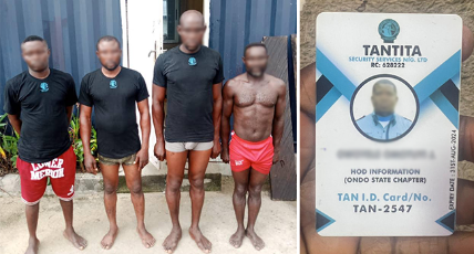  Navy arrests four alleged Tompolo’s Tantita workers over foiled oil theft attempt