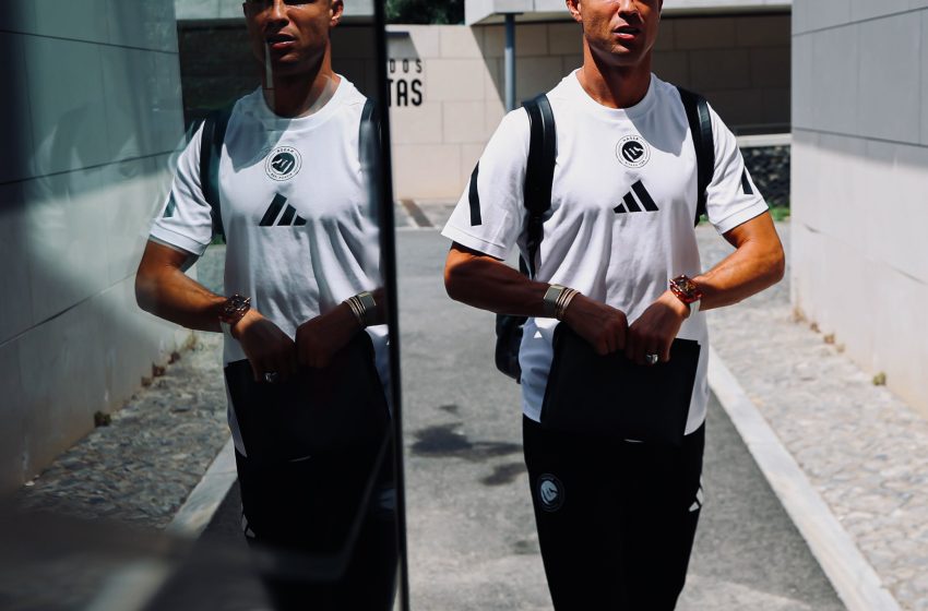 Pre-season training: Christiano Ronaldo, team arrive Lagos amid heavy downpour