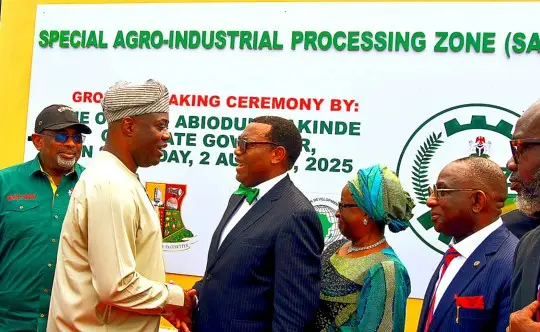 Makinde lauds AfDB President, Adesina as Oyo launches Special Agro-Industrial Processing Zone initiative