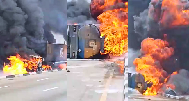 Gridlock as tanker explodes in Oshodi